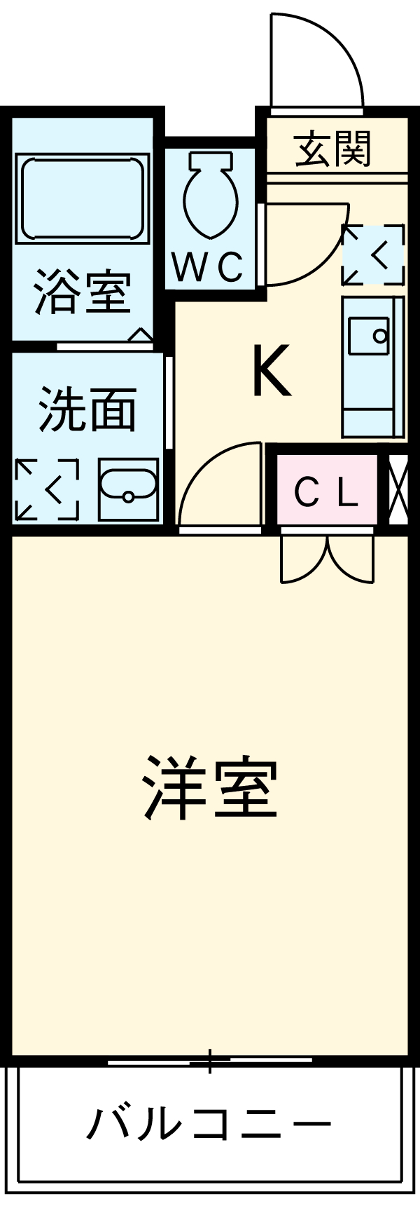 アムール双葉の間取り