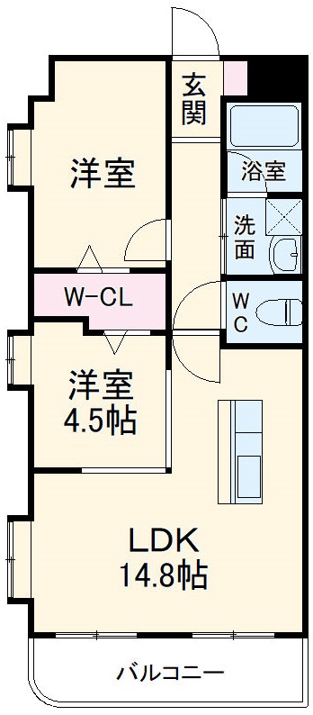 サンコート21の間取り