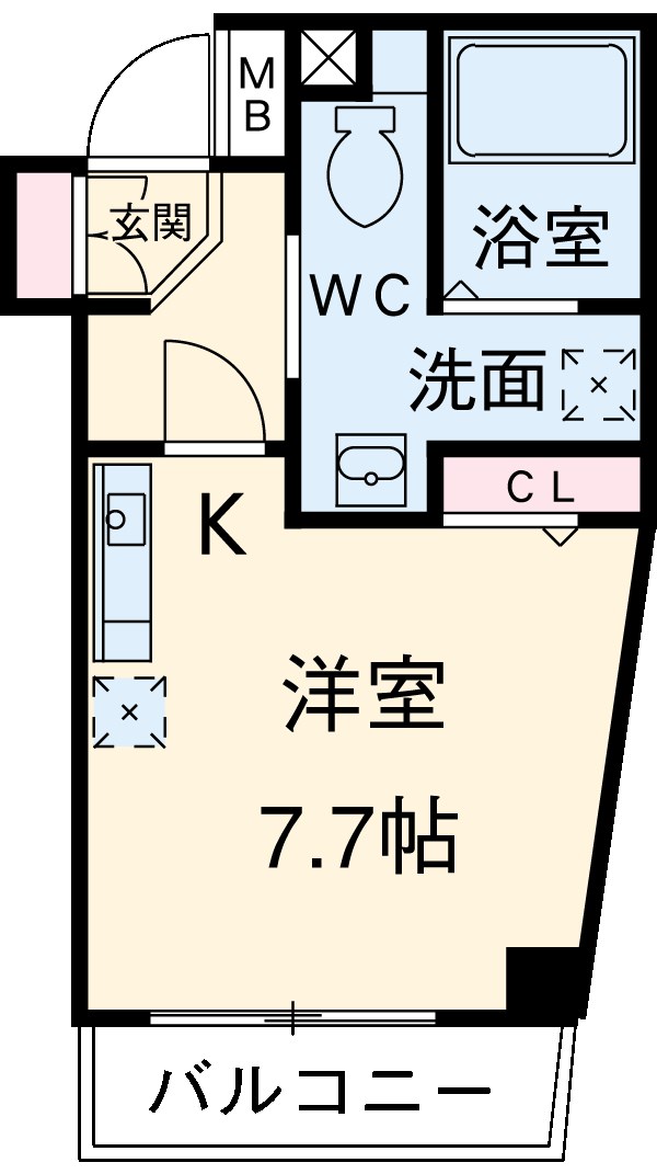 SUN CRESCの間取り