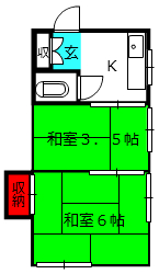細倉荘の間取り
