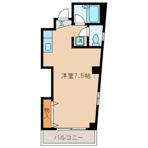 ベルメゾン南千住の間取り