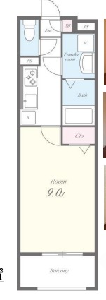 ネオハイブリッジの間取り