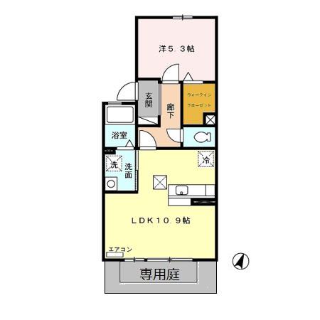 ミルキーウェイ Bの間取り