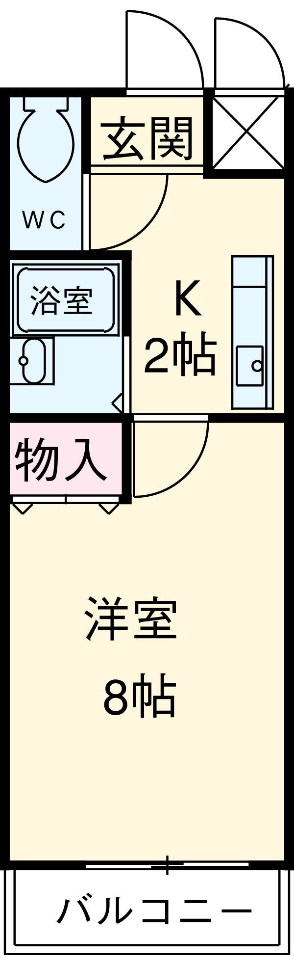 エクセル石浜の間取り