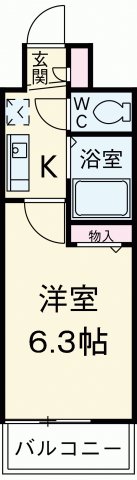 菱和パレス明大前壱番館の間取り