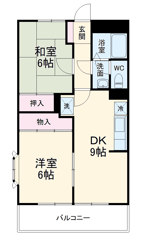 ファミール中野島の間取り