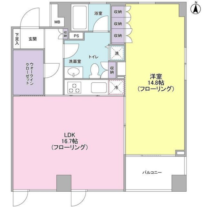ポローニアハウス赤堤の間取り