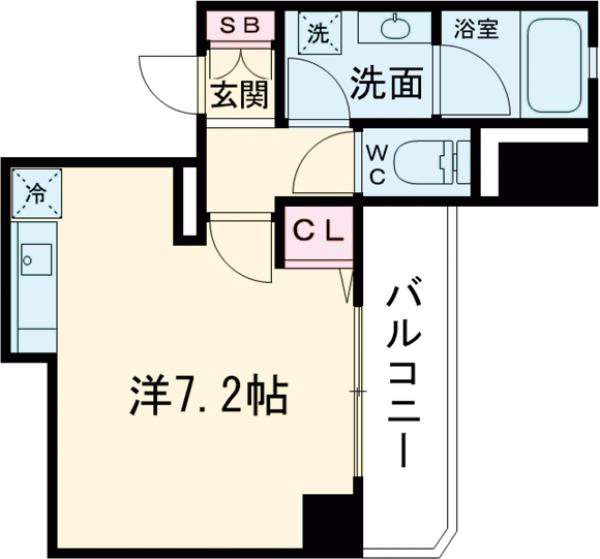 クリオ戸越銀座弐番館・1003号室の間取り