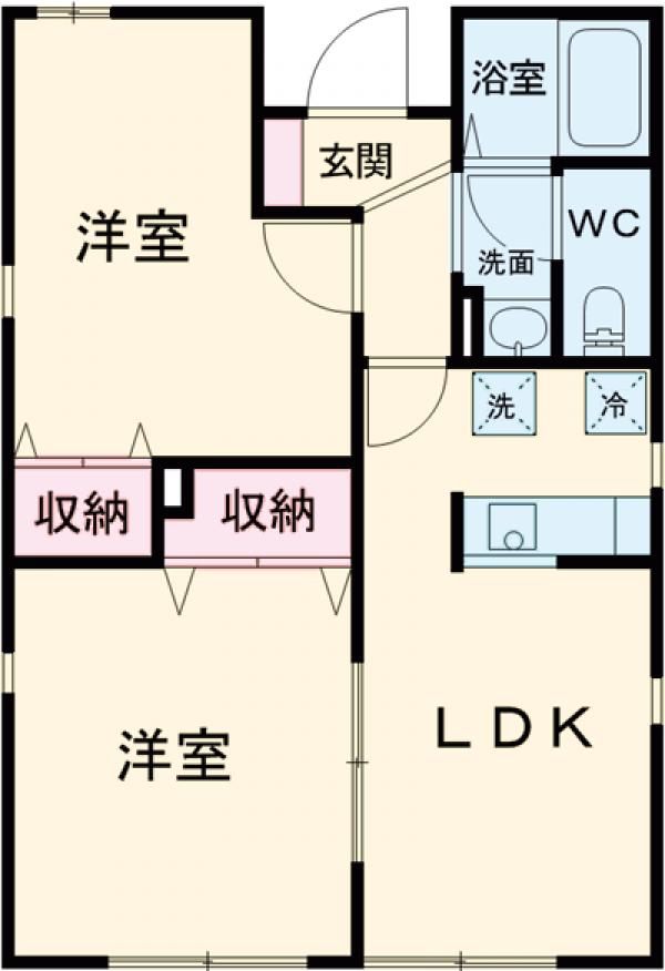 クレリエールの間取り