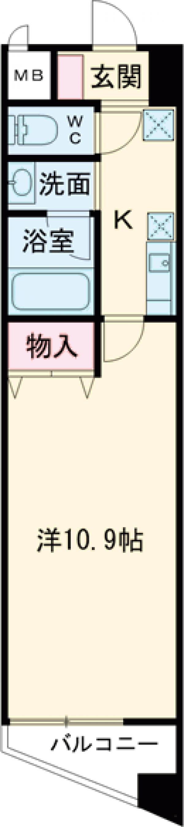フレール南長崎の間取り