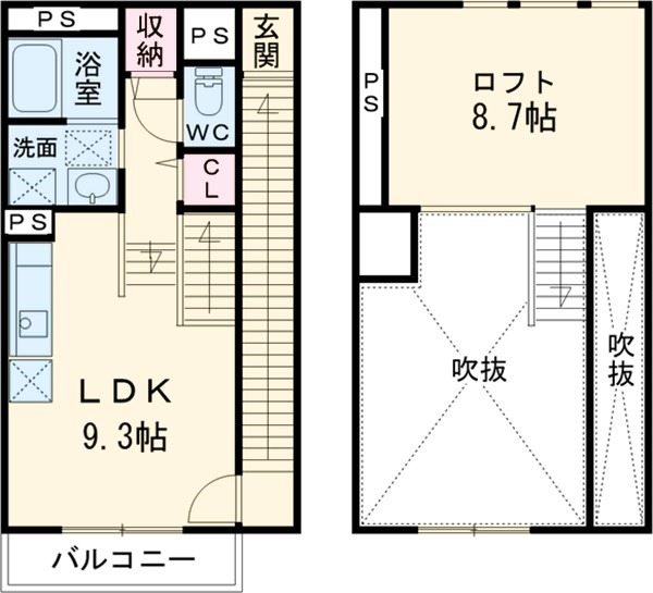 ペガサスの間取り
