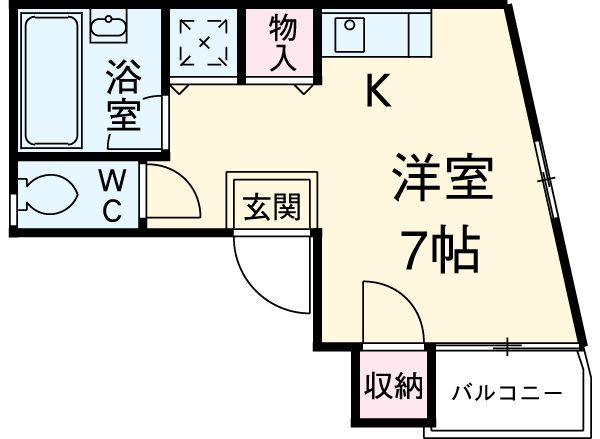 USコーポ梅田の間取り