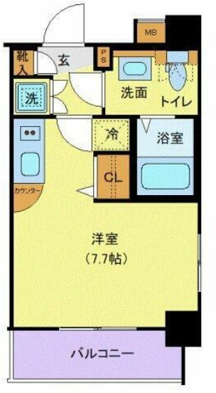 Log下高井戸の間取り