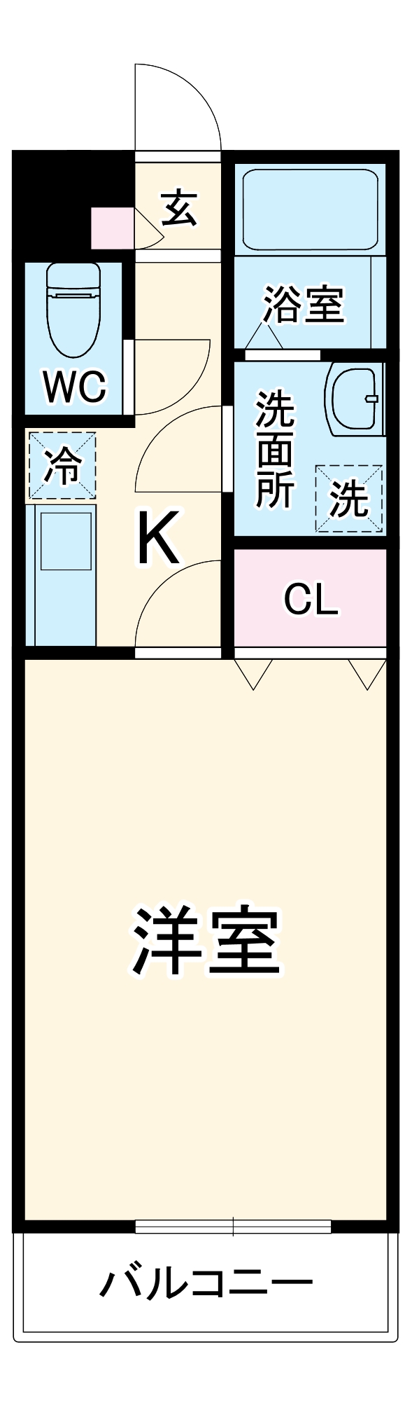 アンプルール ブワ エトワルの間取り