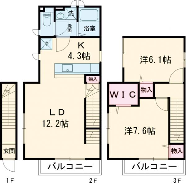 大岡山ハウスの間取り