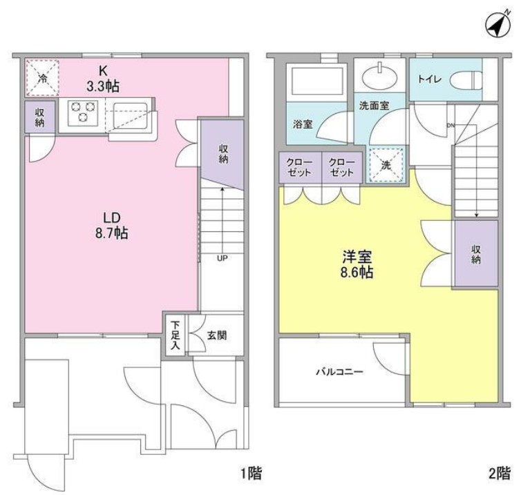 スタイリオ武蔵小山の間取り