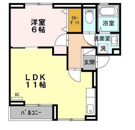 グリーンヒルの間取り