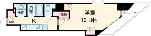 スタイリオ旗の台Ⅱの間取り