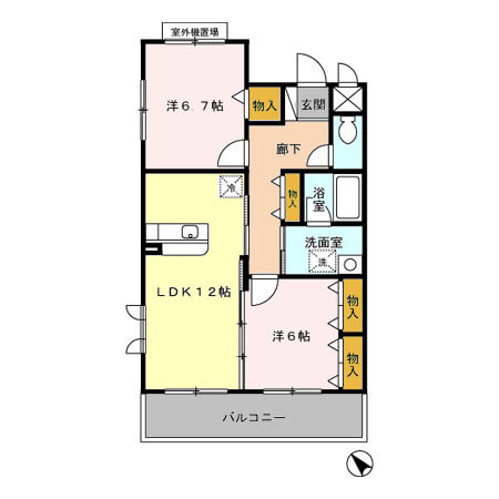 エクセレンス フジエの間取り