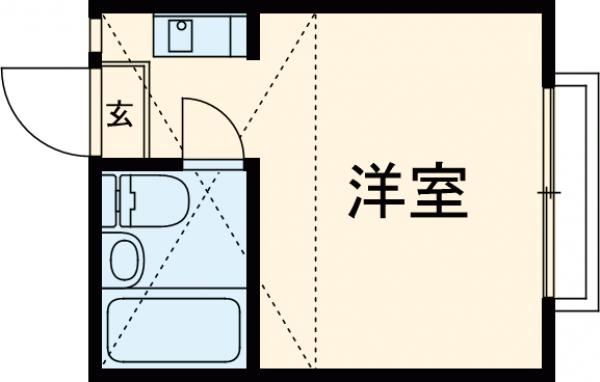 MTハウスA棟の間取り