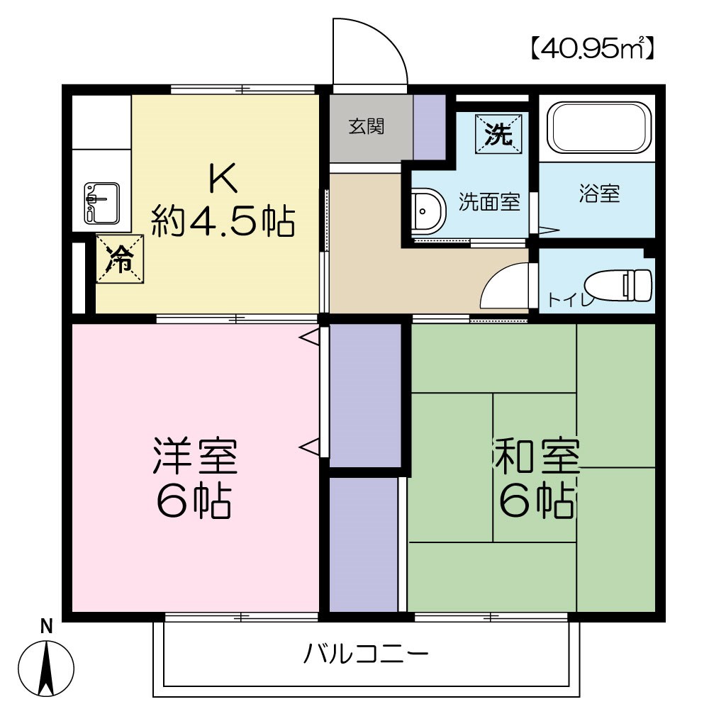 ジュネス桜台の間取り