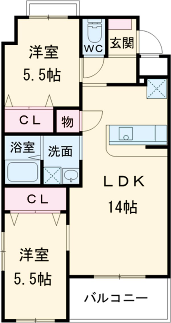 プリムローズの間取り