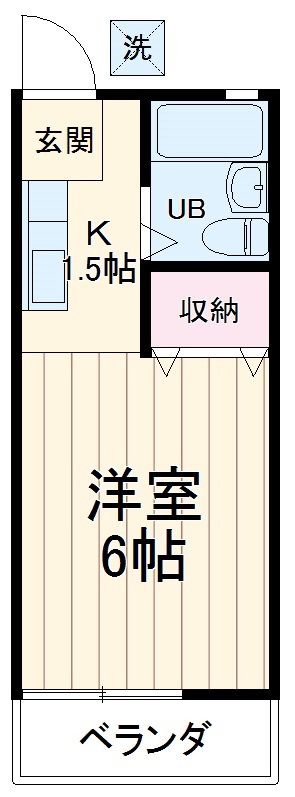 ビューラーオークボD棟の間取り