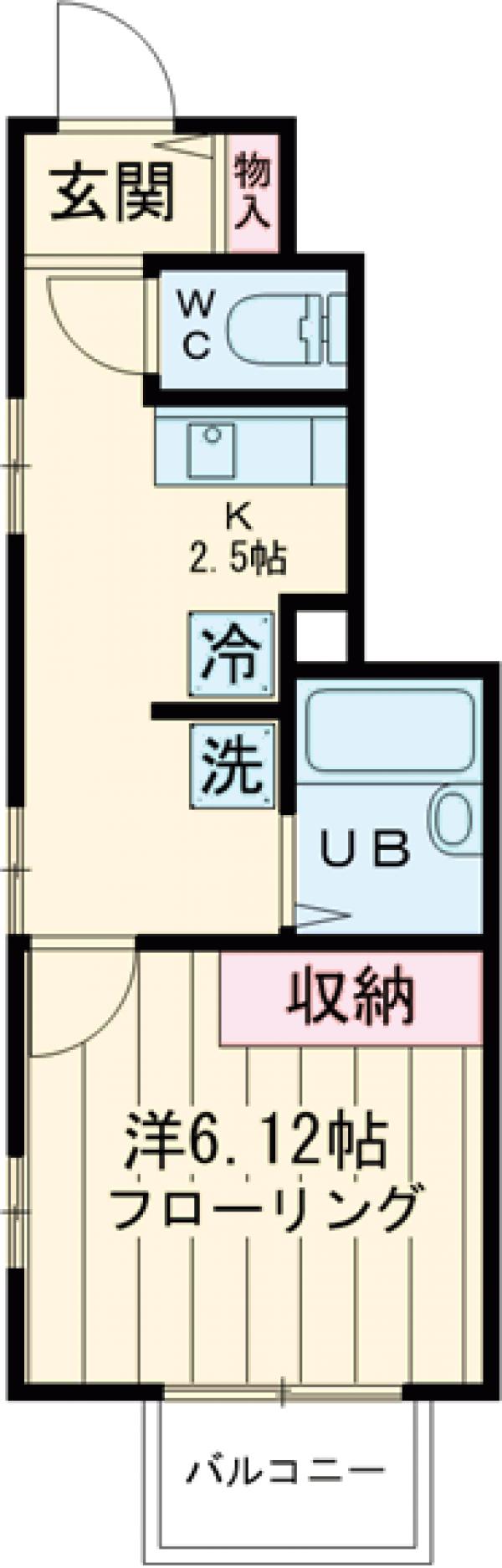 エリューズ洗足の間取り