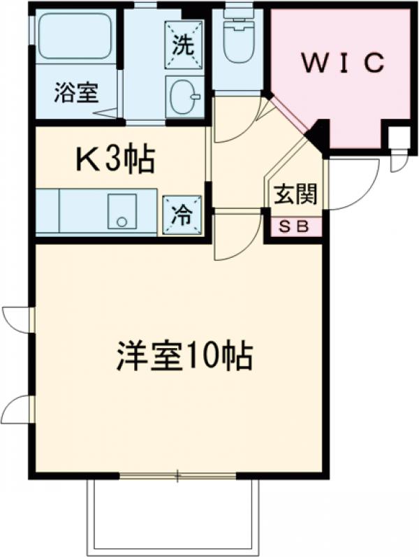 CHEZーSOI OKUSAWA2の間取り