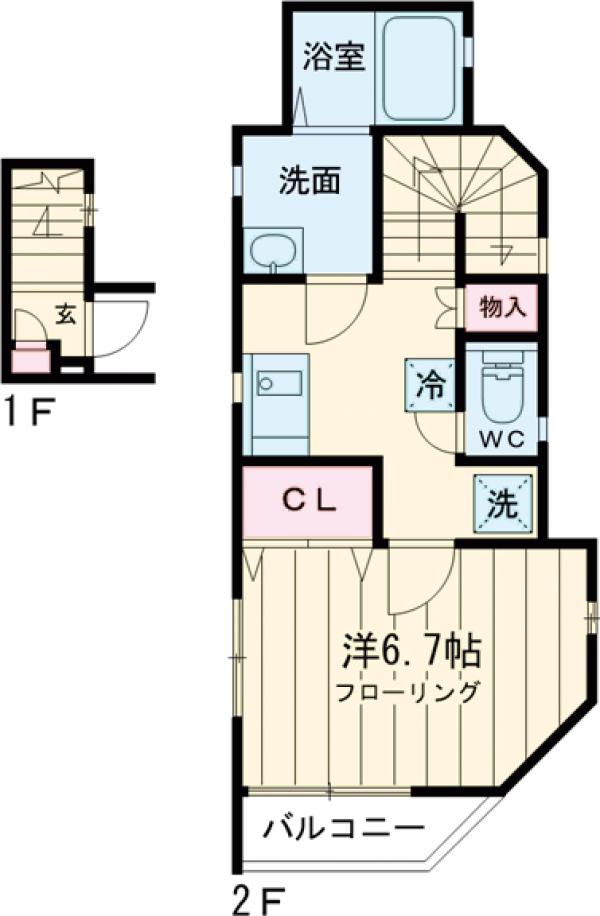 ヴィブレ武蔵小山の間取り