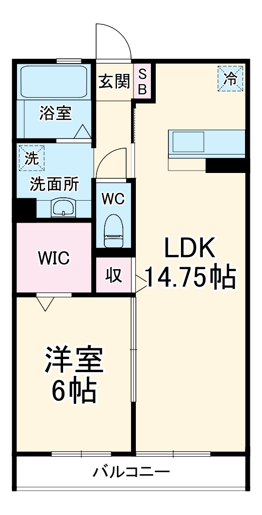 ソレアードの間取り