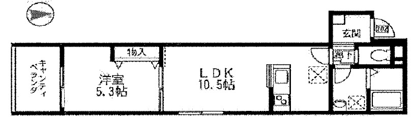 メゾン六義園の間取り