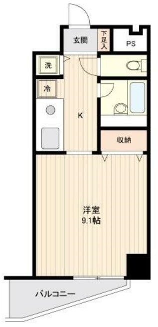 コスモリード幡ヶ谷の間取り
