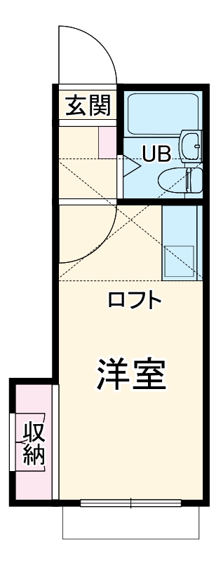 レオパレス南生田の間取り