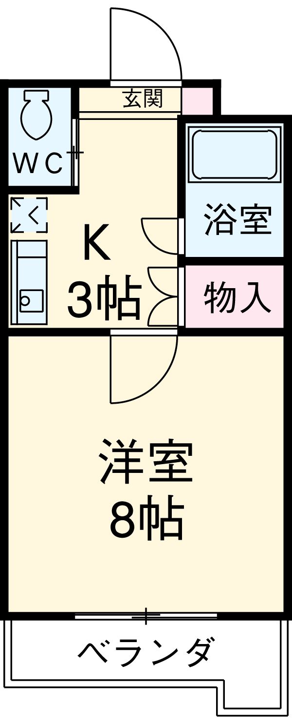 カーサビアンカ・301号室の間取り