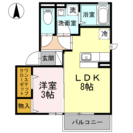 アルル新百合ヶ丘の間取り