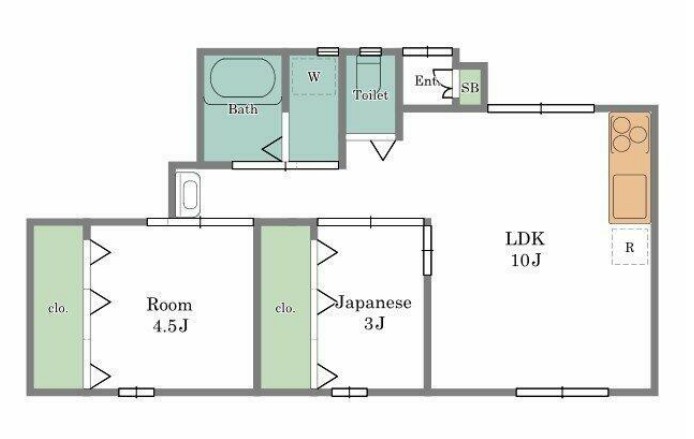 パルドエル大岡山の間取り