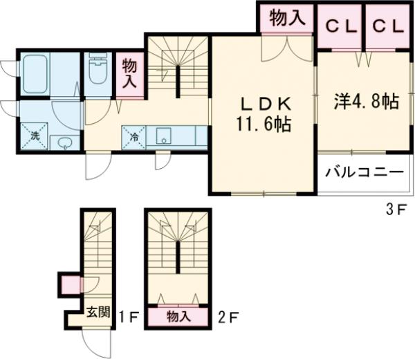 フェリーチェ目黒本町の間取り