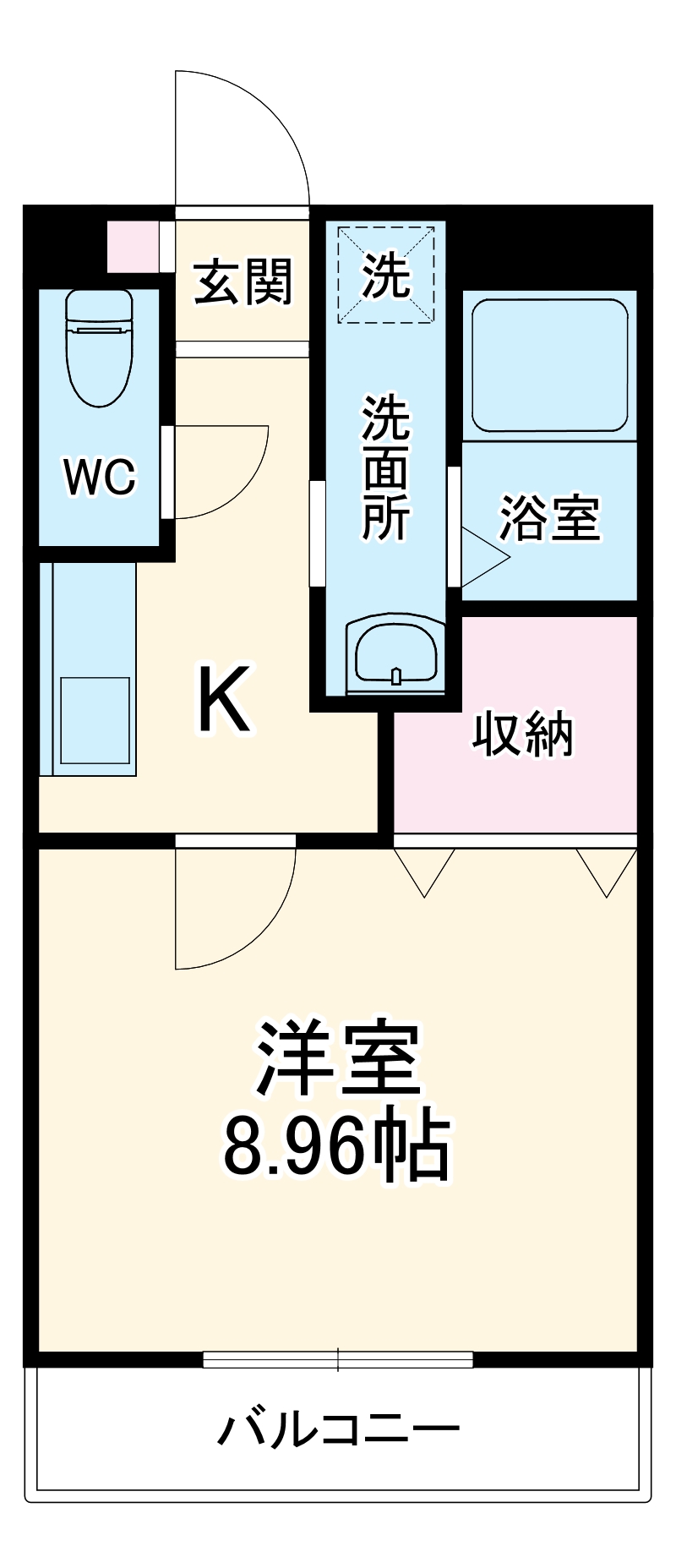 アンプルール リーブル SenⅠの間取り