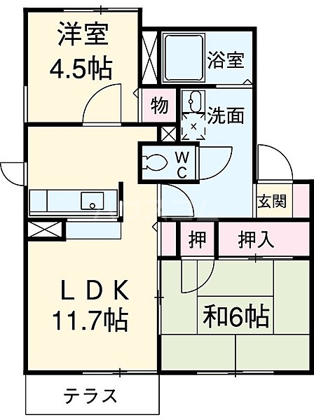 ブレス御幸の間取り