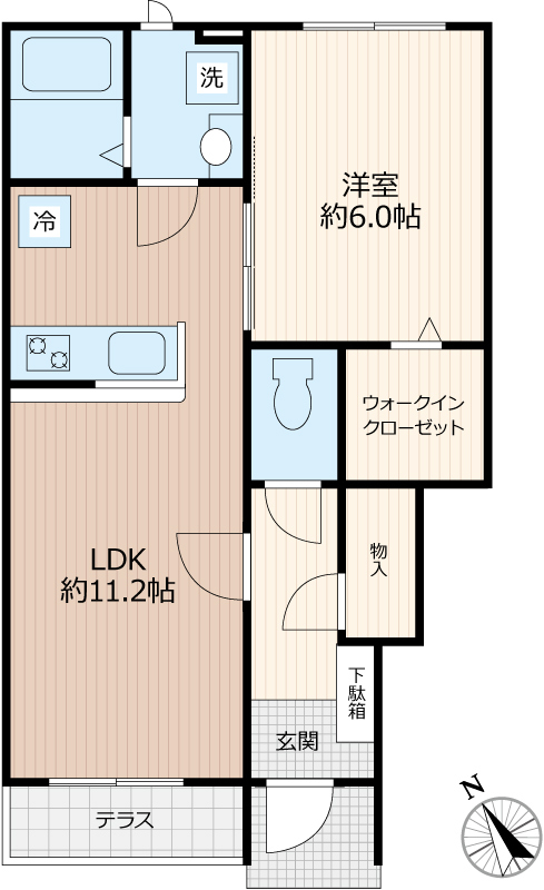 ヴィクトワール下高井戸の間取り