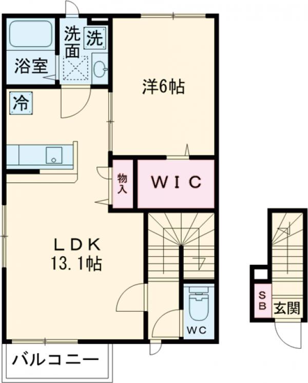 ヴィクトワール下高井戸の間取り