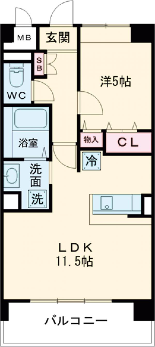 ふじみランドの間取り