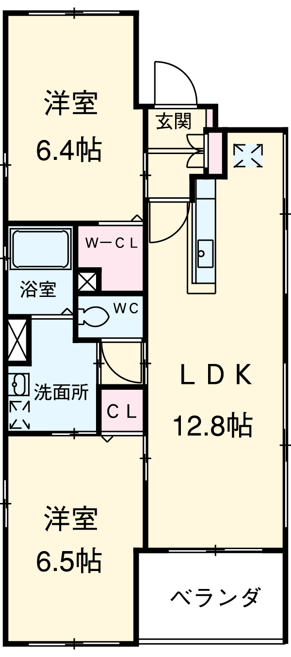 セントポーリアの間取り