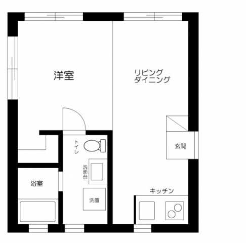 VILLETTA KOMAGOMEの間取り