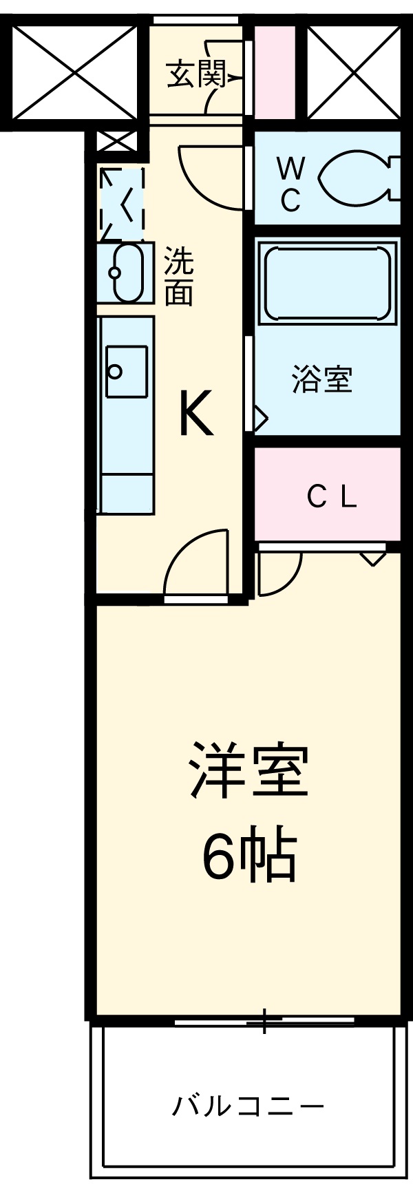 プレサンス名古屋STATIONビーフレックスの間取り