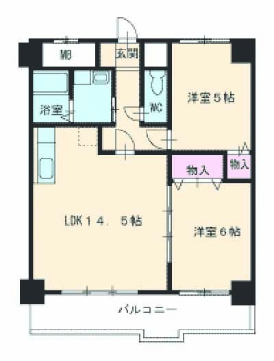 シティオークⅡの間取り