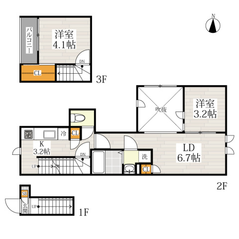 CB王子ルシエルの間取り
