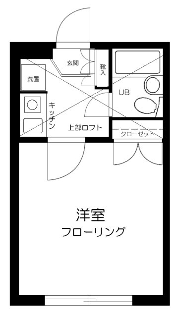 上北沢JAコーポの間取り
