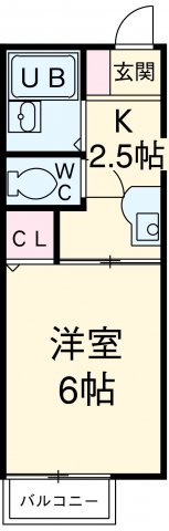 カサス二村台の間取り